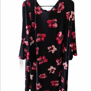 Tommy Hilfiger black floral dress